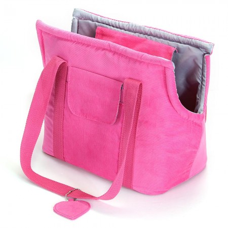 Bag Carrier for Pet Puppy Dog Cat Travel Carrying Tote Pink