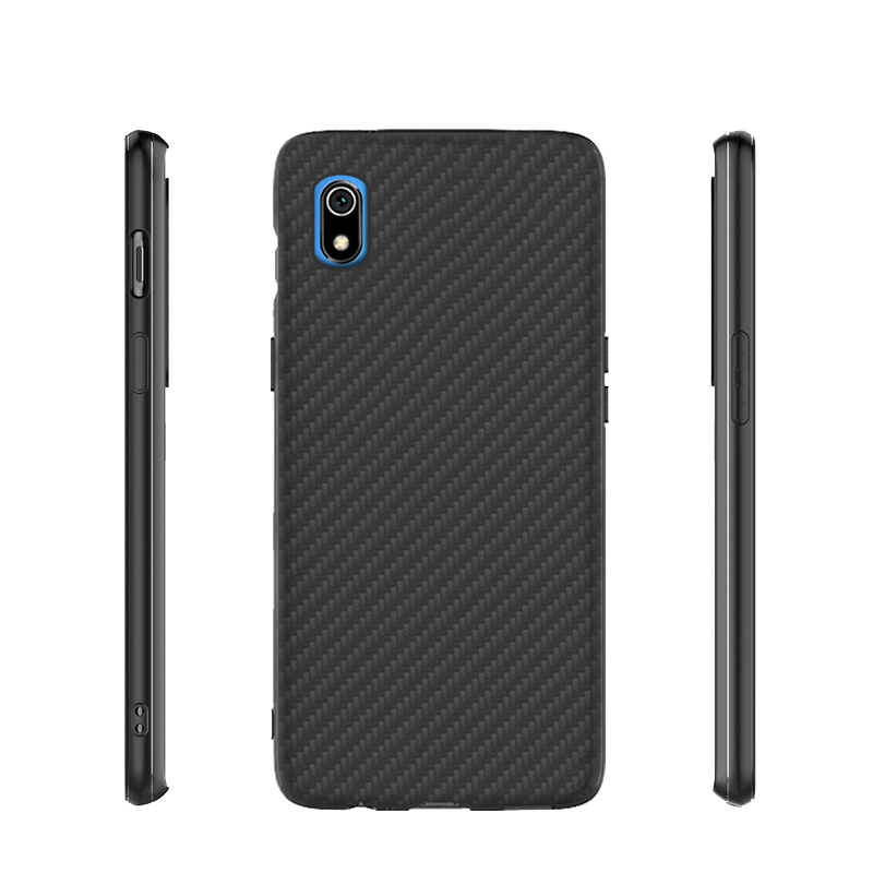 Premium Carbon Fiber  Case Full Sides Protective Shell Back shockproof Cover Design For Redmi 7A