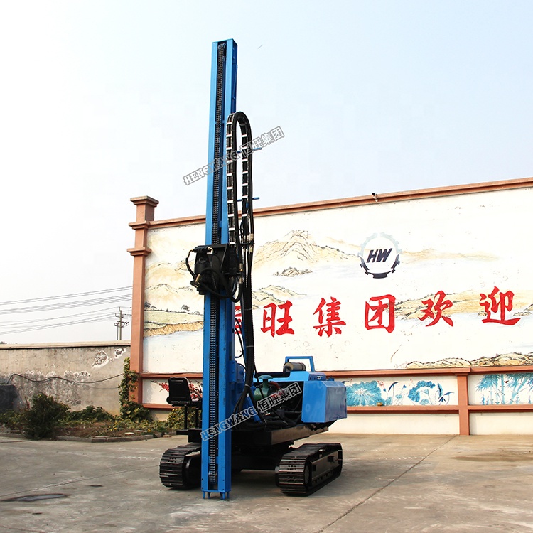 portable diesel crawler pile driver