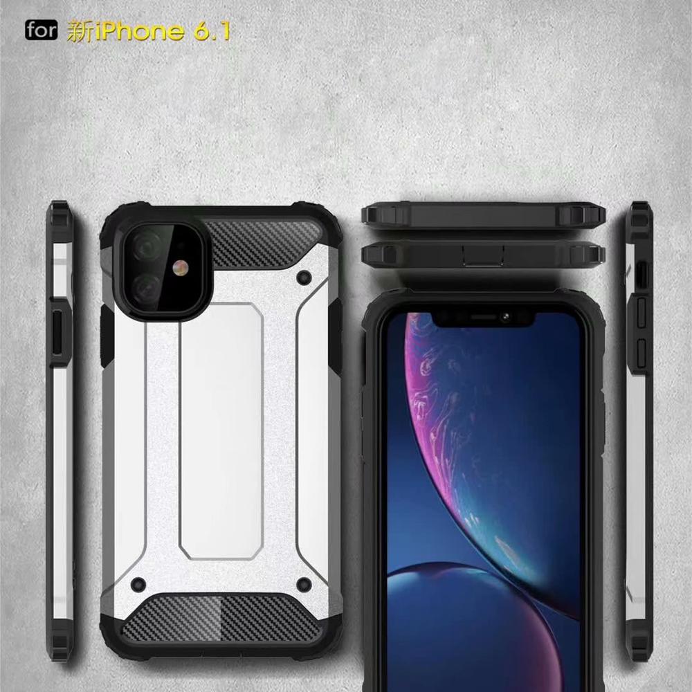 TPU+PC 2in1 drop Silicone Rubber Armor Hard case For iPhone 11 11 Pro 11 Pro MAX