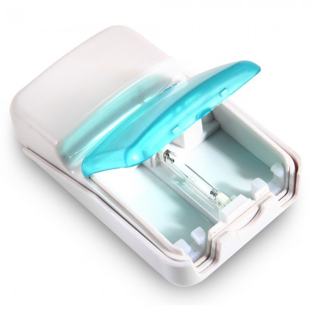 Home Health UV Toothbrush Sterilizer Sanitizer Cleaner Storage Holder White