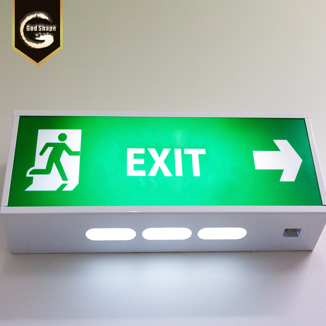 China manufacturer led acrylic emergency sign exit sign