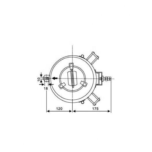 stainless steel double deck all round navigation light lighting  fixtures CXH6-10B