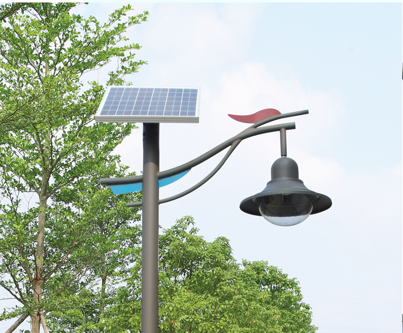 residential villa solar product IP65 CE led solar street light solar road highway energy post lighting system sense light