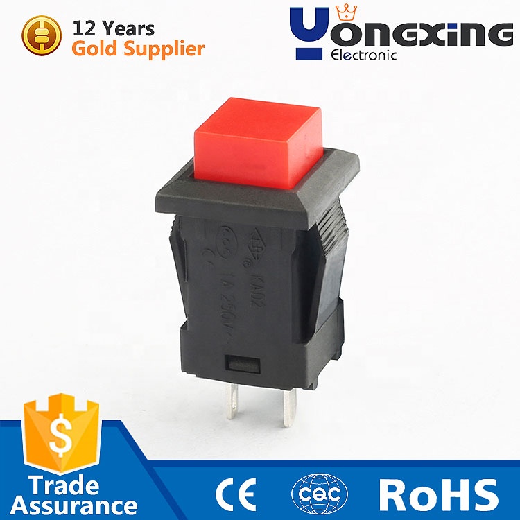 KA11 series  16(4)A  250v singal pole  self-locking push button switch