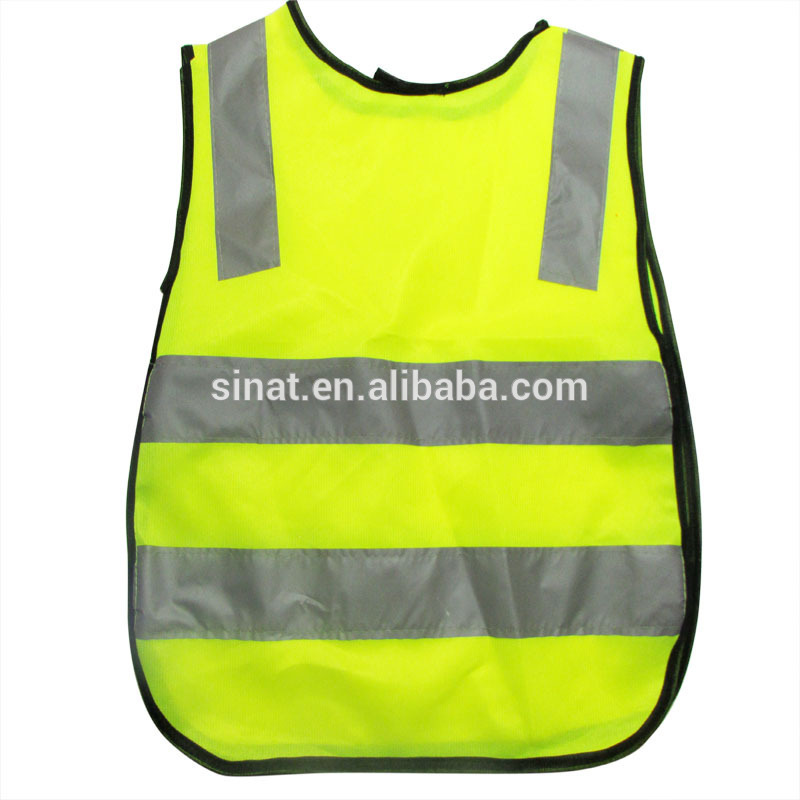 Yellow road reflective vest 5cm reflective strip