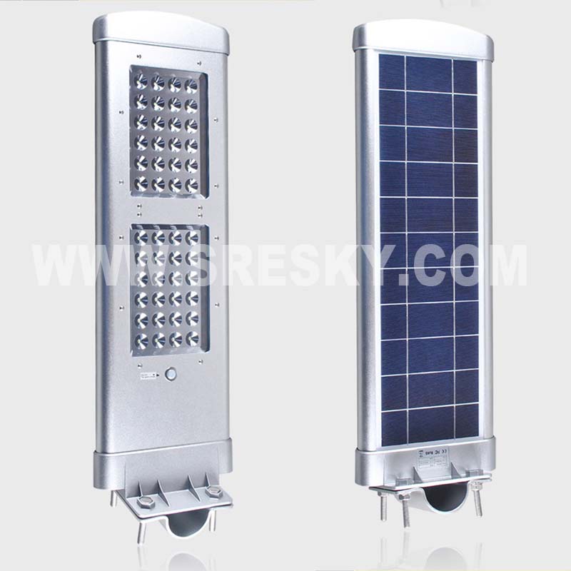 High Lumen Solar Powered Led Motion Sensor Street Light Dimmable