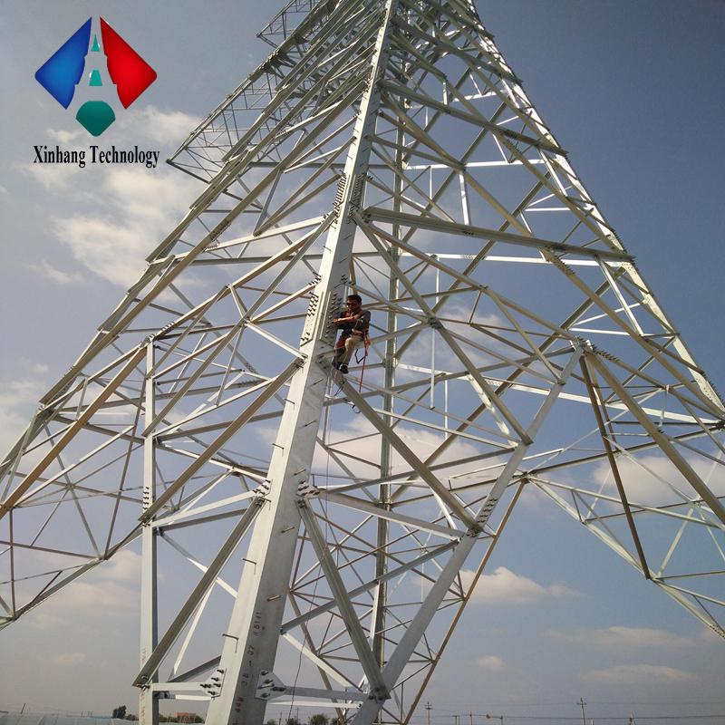 tapered 33kv electrical steel round pole price 400kv power transmission line tower