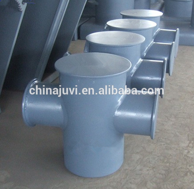 lockable black bitumen painted metal galvanized ship B curved bollard