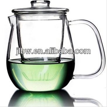 Nice glass tea pot clear glass flower pot