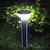 Solar Garden Light Stainless Steel Waterproof Outdoor Path Light Solar Powered for Path Patio Lawn Backyard Landscaping Lighting