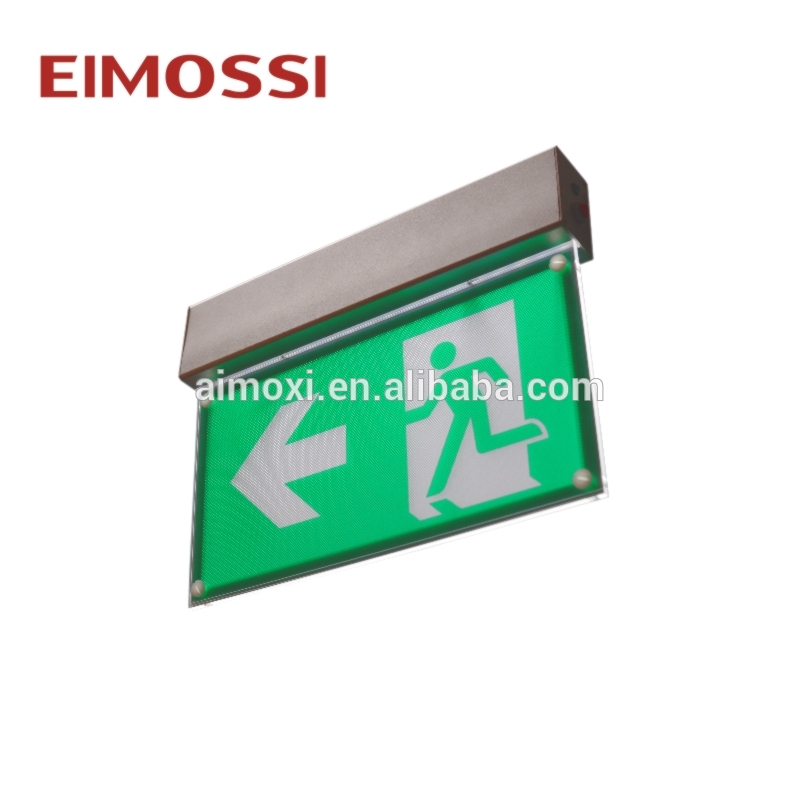 85-265VAC Acrylic Board 3W illuminated exit signs
