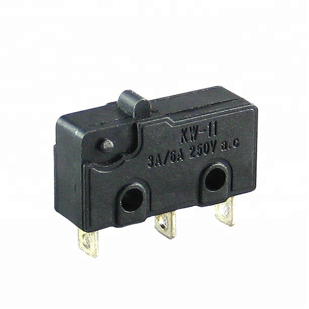 Factory price free sample sp-dt  3 pin micro switch 5a 125/250vac with black shell