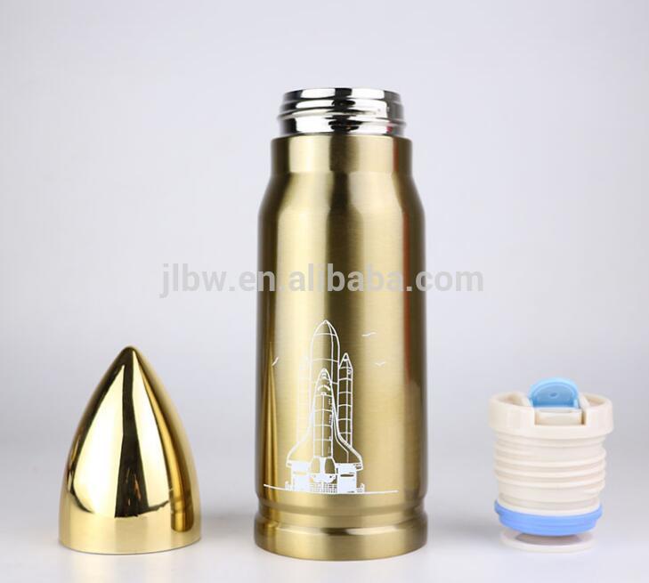 304 stainless steel bullet shape 350ml keep-warm bottle Travel Vacuum Mug