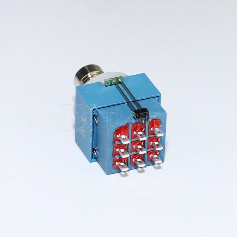 3PDT Illuminated Electric Guitar Push Button Pedal Switch Foot Switch