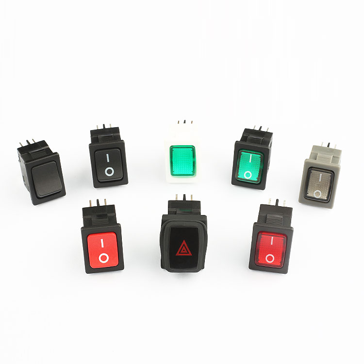 factory price spst 2 pin 6a 250vac 10a 125vac kcd3 waterproof rocker switch