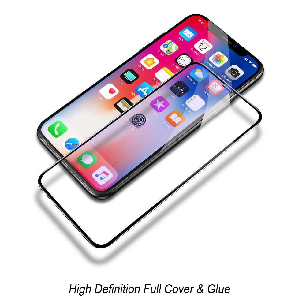 Tempered Glass Screen Protector for Xiaomi 8 Lite Full Cover Glue 2.5D 9H film