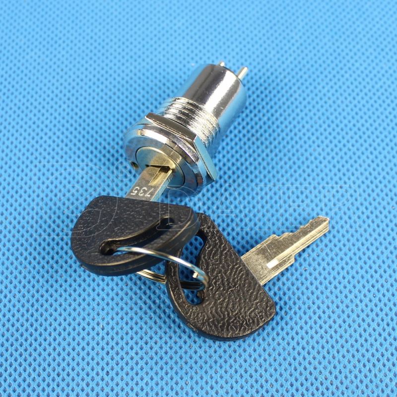 16MM 2A 250VAC ON OFF 2-Way 2 Pin Zinc Flat Atm Key Locks