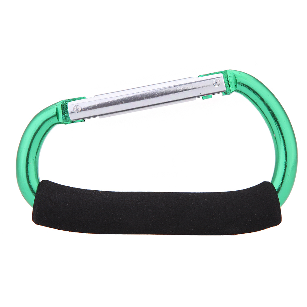 14cm Aluminium Alloy D-Shape Safety Buckle Keychain Climbing Button Carabiner Camping Hiking Hook Outdoor Sports Travel Kits