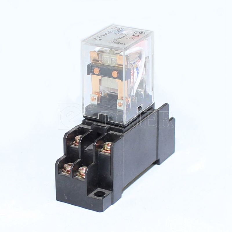 8 Pin Relay 24V 12V 220V DPDT 2NO2NC HH52P(MY2)5A 240VAC 5A 28VDC Control Ormon Relay