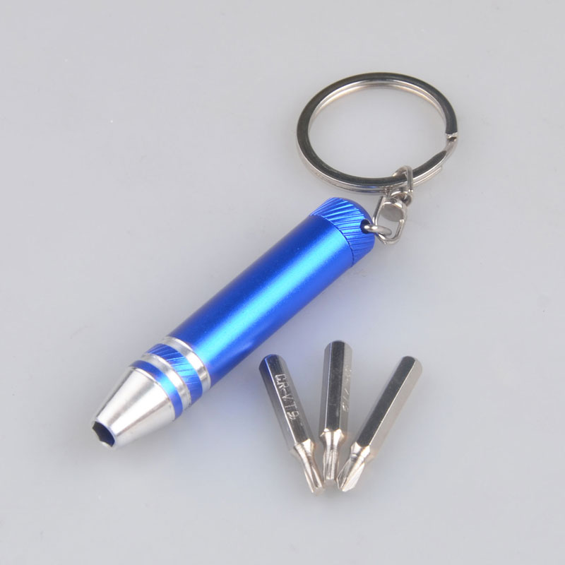 Magnetic 3 in one Multi Pen 3in1 Mini precision screw driver screwdriver Custom keychain