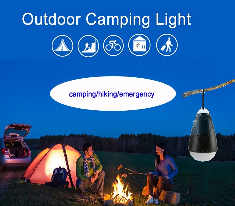 2019 Foreign trade direct Mosquito Repellent Lamp Portable Rechargeable Outdoor Waterproof LED Camping Lights