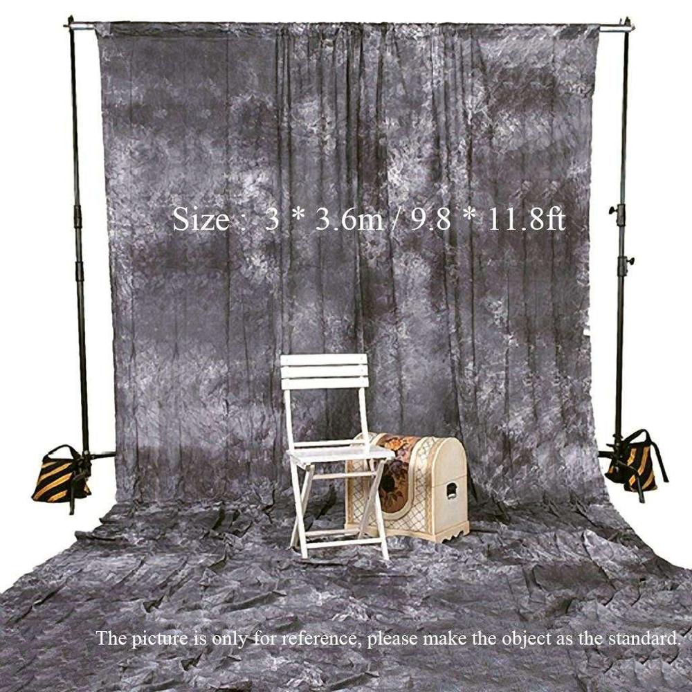 HIGHT QUALITY! 3 * 3.6m / 9.8 * 11.8ft Tie Dyed Cotton Muslin Backdrop Photo Background Photography Studio Background Screen