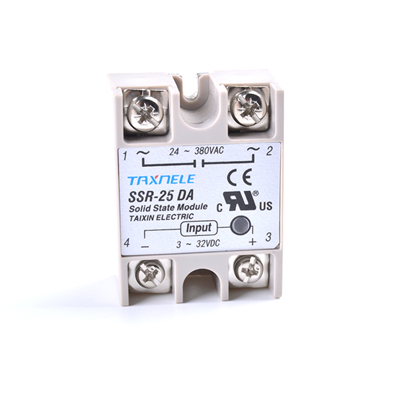 Single Phase Solid State Relay SSR-40DA SSR-25DA SSR-10DA DC to AC 3-32VDC input 24-380VAC output Solid State Relay Module