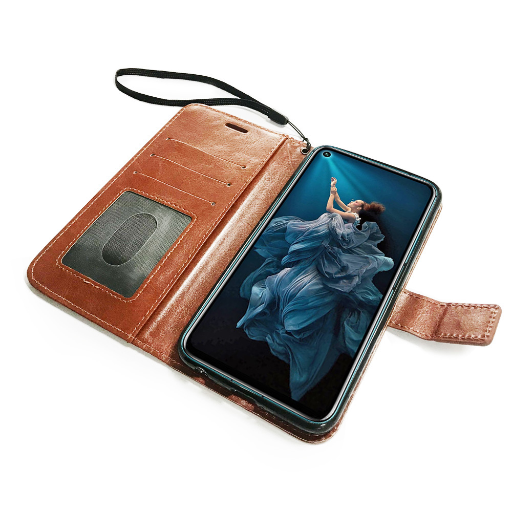 High Quality PU Leather Magnetic Flip Case for Huawei honor 20 Pro with stands Wallet Book Cell phone Case