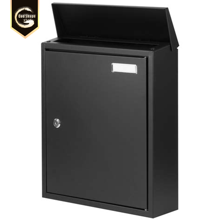 GS wholesale modern waterproof durable wall mount milboxesmini stainless steel metal american post box