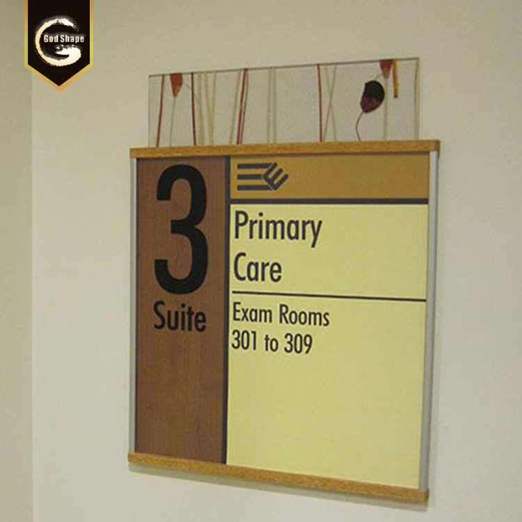 GS Best Quality High Custom Acrylic Front Door Name Plates sign Room ID plaque