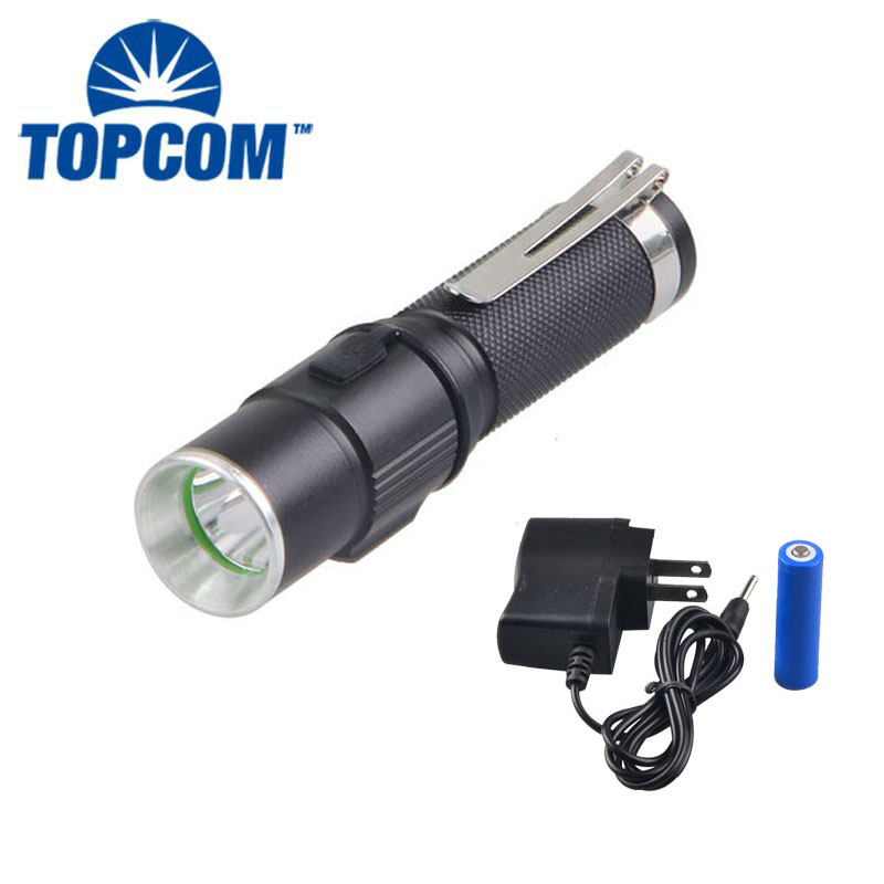 USB Charger Emergency LED Flashlight Mini Rechargeable XPE High Power Torch Light