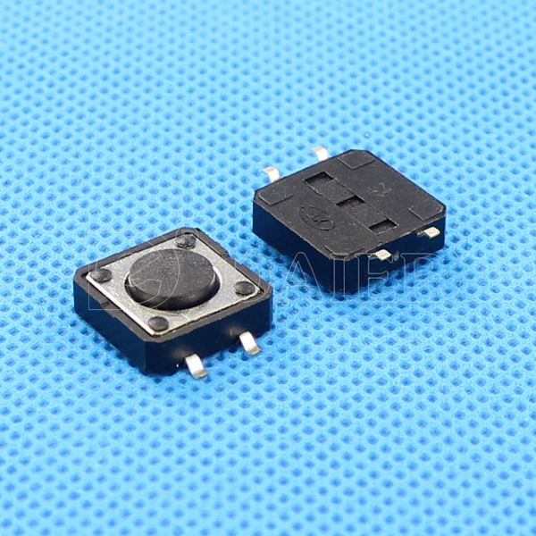 50mA 12VDC SPST 4 Pin Push Button Micro Plastic 12x12 Tact Switch SMD