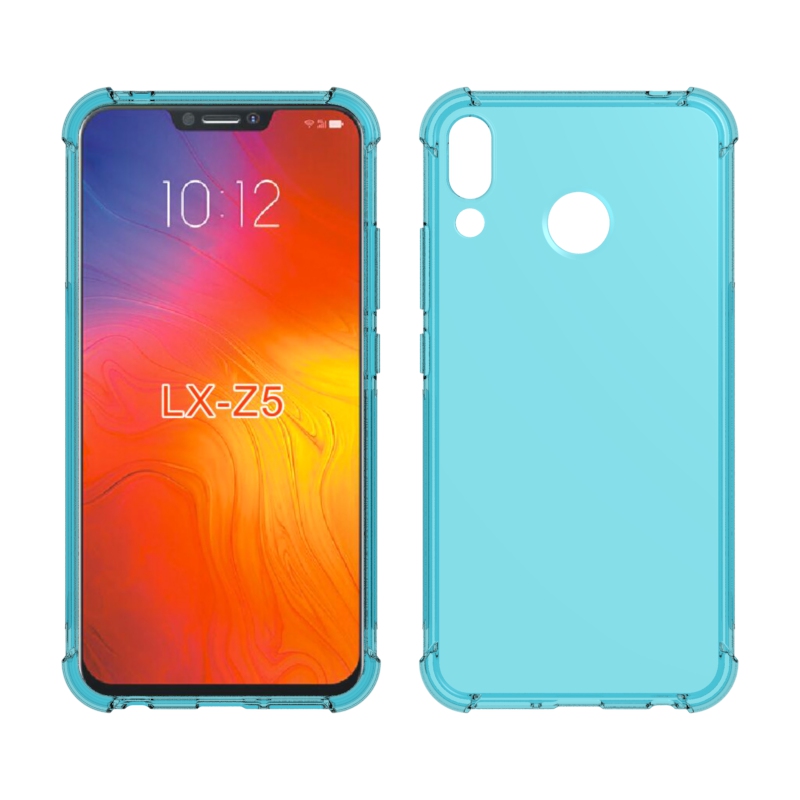 Transparent Shockproof soft Tpu cover case clear case For Lenovo Z5