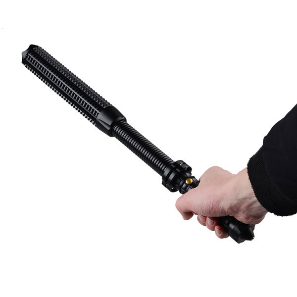 18650 Rechargeable Strong Lite Battery Garden Patrol Selfdefense Extendable Baton Torch