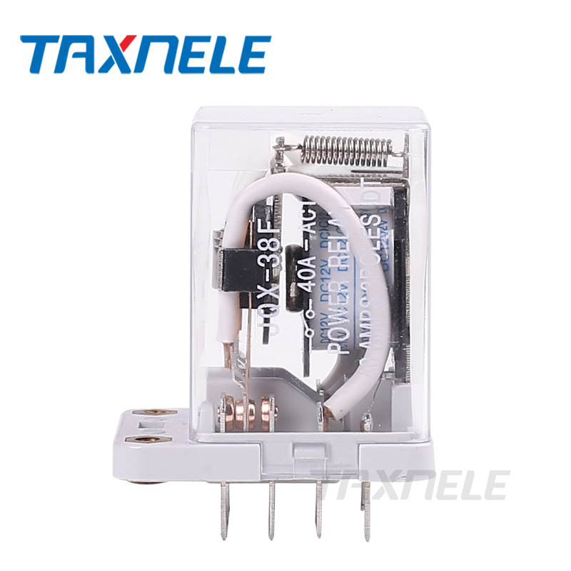 JQX-38F 3Z 40A power relay Intermediate relay 11pin DC12V DC24V AC110V AC220V with base, Electromagnetic relay