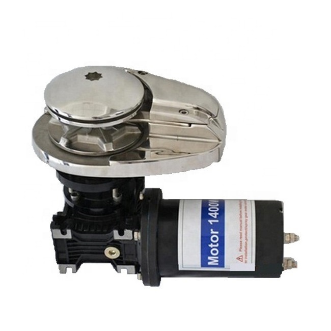 JV611H Stainless steel vertical 12v 24v small anchor electric winch windlass for boat yacht