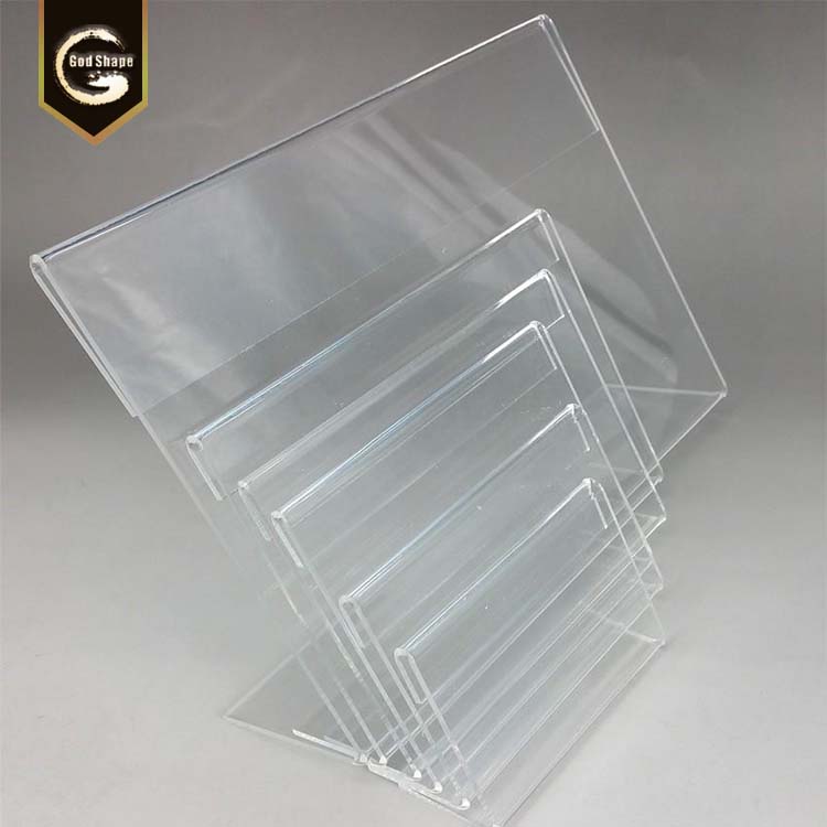 Durable Multiple Acrylic Wall Mount Ad Brochure Sign Holder Display Leaflet Rack for Sale