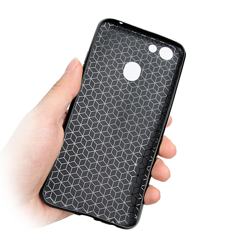 2017 New Design Carbon Fiber Lichee Pattern For OPPO F5 Soft TPU Case For OPPO F5