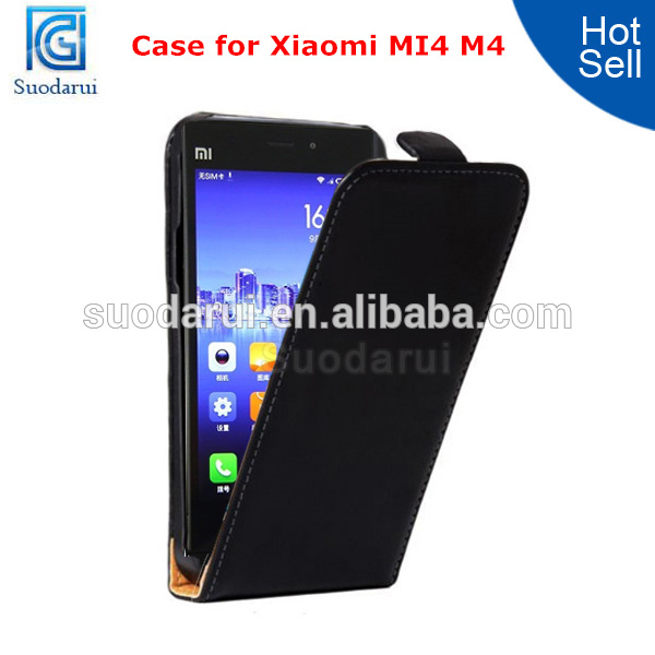 For Xiaomi MI4 M4 Ultra Slim Leather Case Mobile Phone Flip Cover