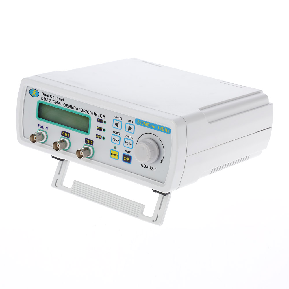 200MSa/s 6MHz Digital DDS Function Signal Generator Arbitrary Waveform Dual-CH Frequency Meter 0-80KHz Power Signal Bandwidth