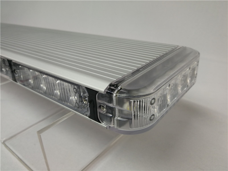 Aluminum housing LED emergency strobe warning light bar for ambulance patrol