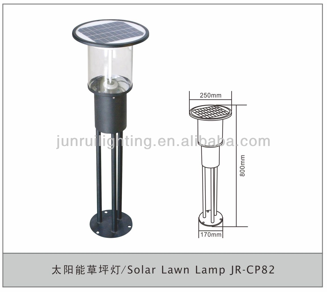 landscape bollard post light new design customized wholesale solar garden lights LED outdoor lawn light with high quality