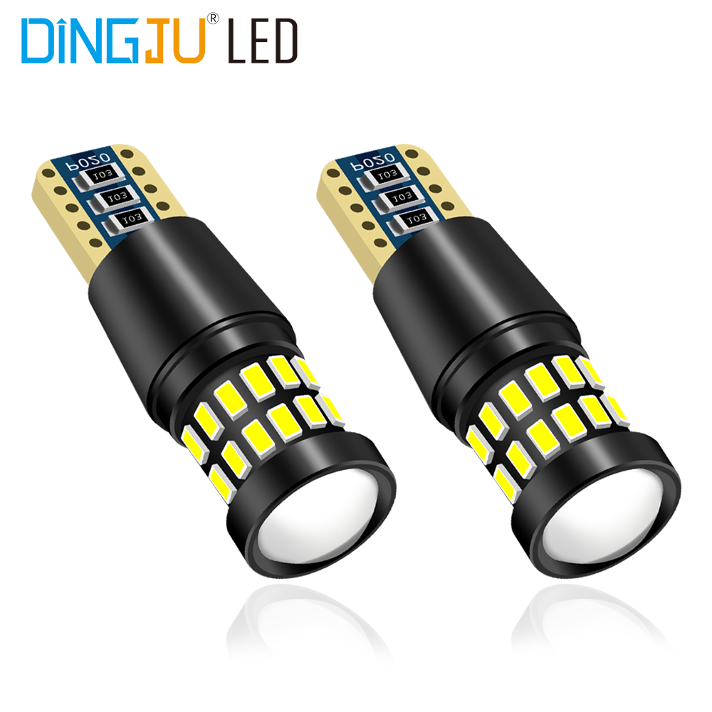 Cheap Factory Price T10 W5w 28smd 3014 1smd 3030 Led Car Bulb 12v 2.2w Canbus Decoding Interior Instrument Light Fast Delivery