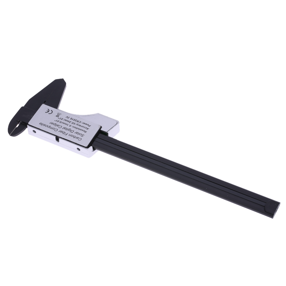 6 Solar Powered Digital Vernier Caliper LCD Electronic Callipers feeler gauge Fiberglass digital paquimetro150mm Measuring Tool