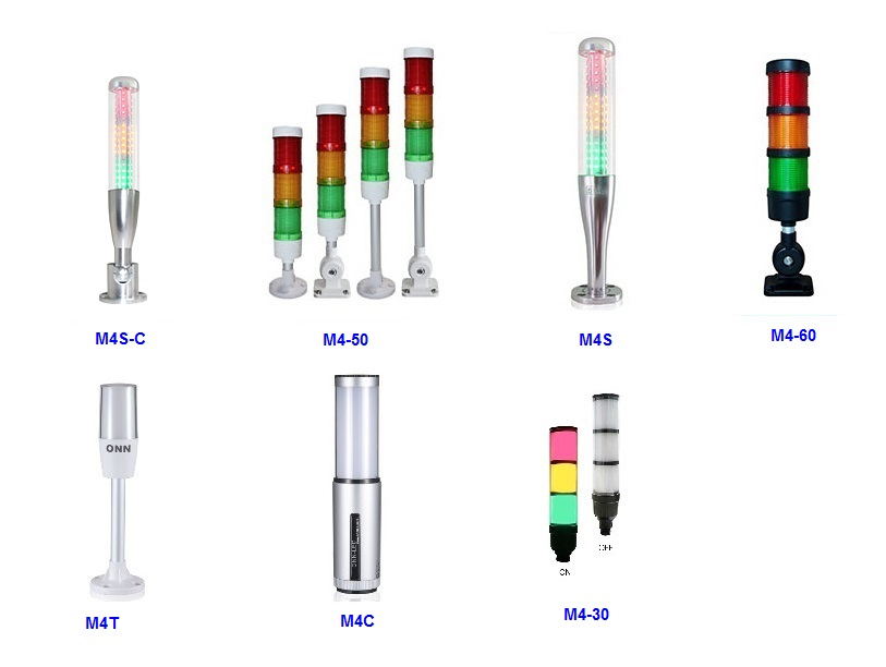 M4-30 CE FCC Industrial Indicator Light / Mini Flashing Machine Warning Lights