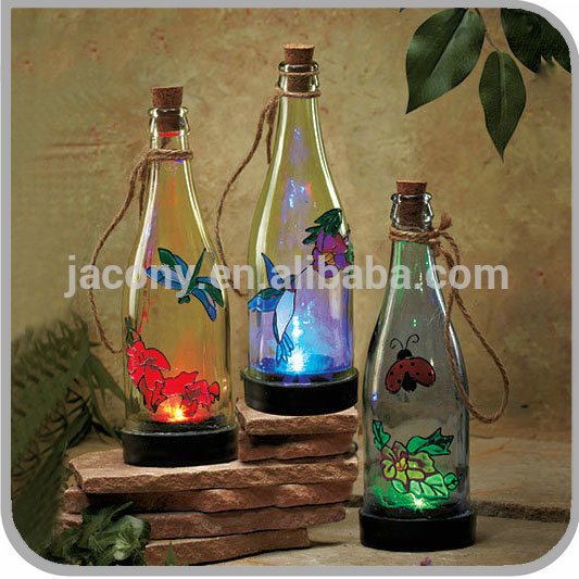 solar glass bottle light (JL-2621)