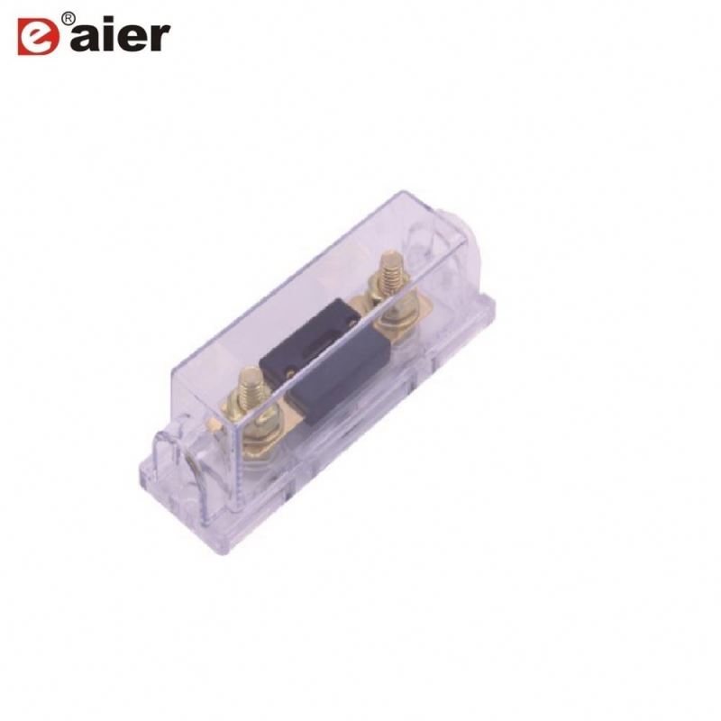 Plastic 10A 32VDC Transparent ANL Fuse Holder Without Fuse