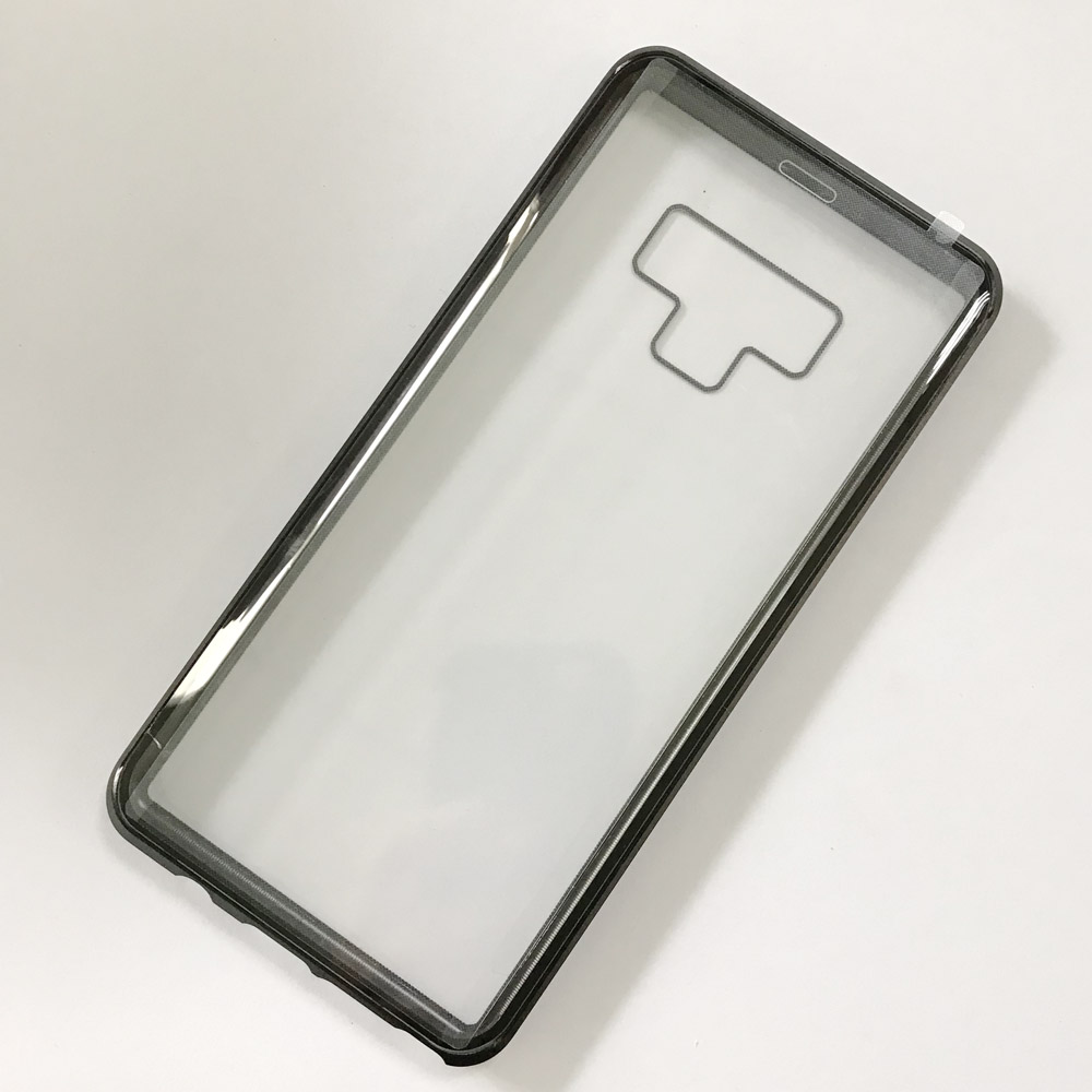 Magnetic Both side edge Tempered Glass cover For Samsung S10 S10Plus S10e flip cell phone Metal case Factory supply.