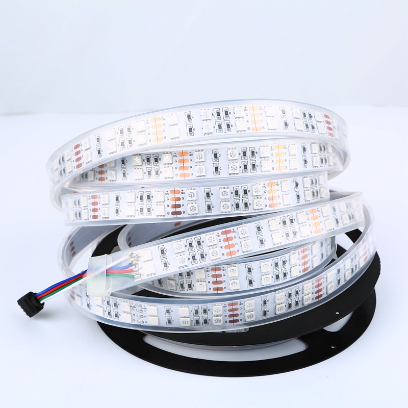 Dual Row 120 led/m Magic LED STRIP 5050 RGB lighting RGB 5050 flexible led strip
